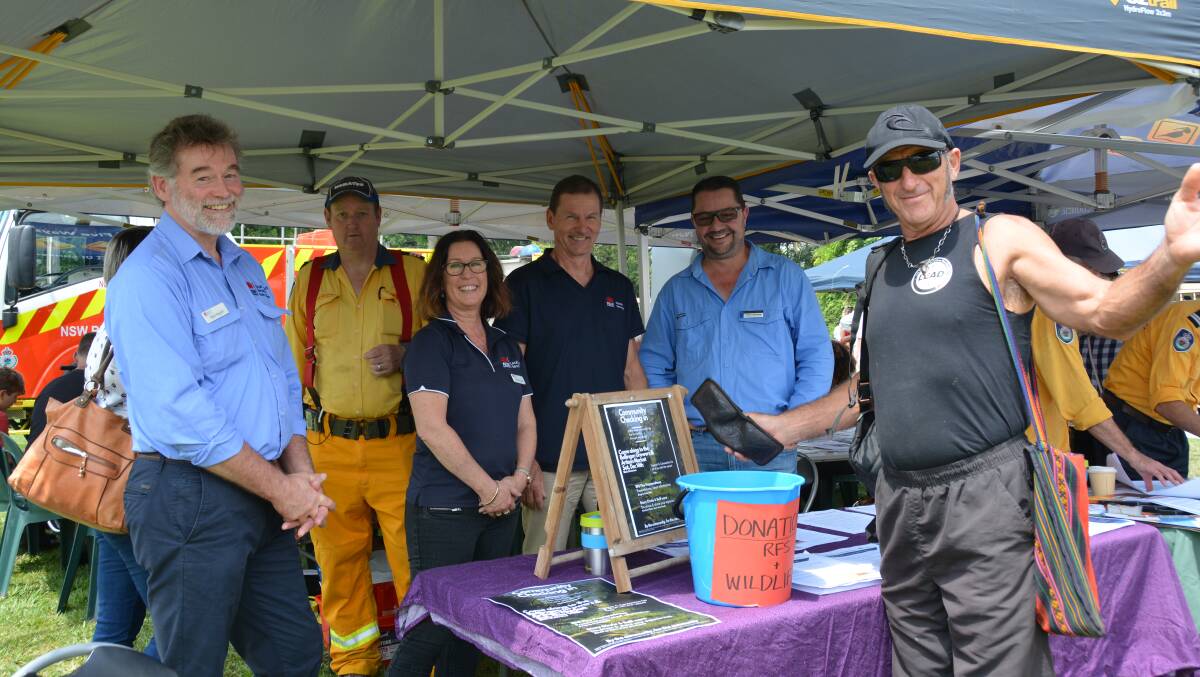 READY TO HELP: RFS, Bellingen Shire Council staff and other government agencies were present on Saturday to answer questions from residents