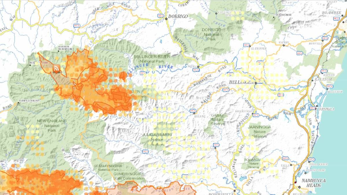 ArcGIS NSW Fire Map