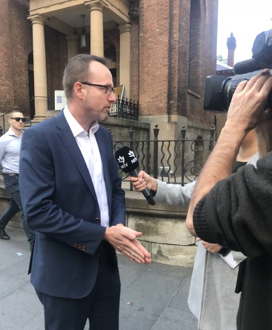 Greens MP David Shoebridge outside the NSW Criminal Court of Appeal last Thursday