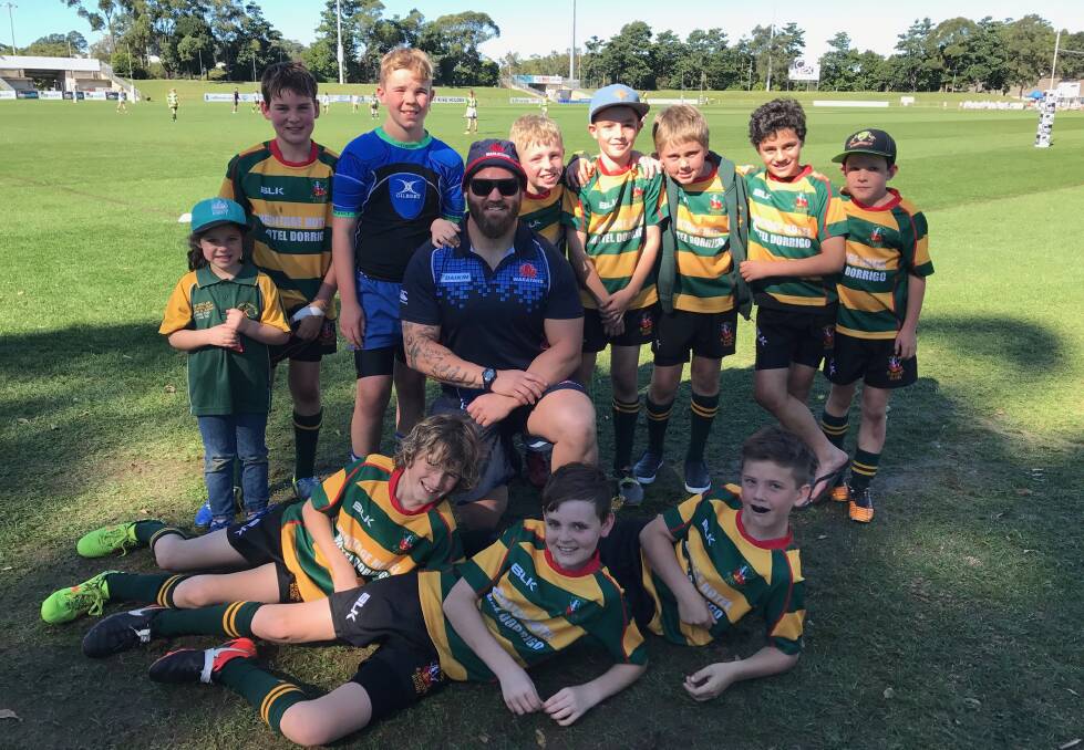 Ranger Boys with NSW Waratah Sam Needs.