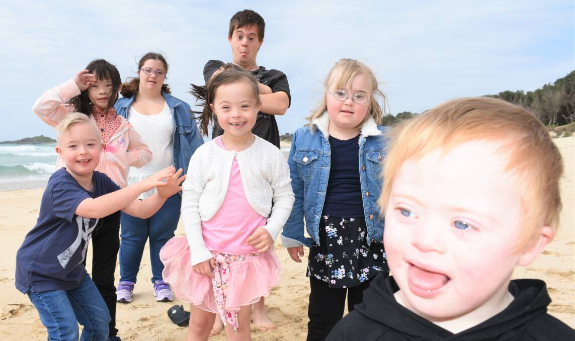 Little Xavier will be joining Zac, Lawson, Tiana, Hannah, Eden and Charli at Coffs Harbour's StepUp! for Down syndrome event on October 20.