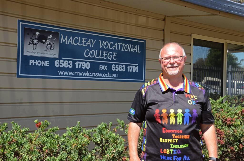 Macleay Vocational College Mark Morrison. Photo: Ruby Pascoe