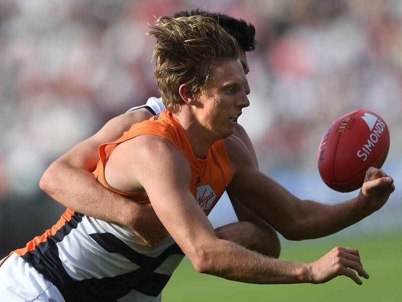 Lachie Whitfield will miss GWS's final with Collingwood due to appendicitis.