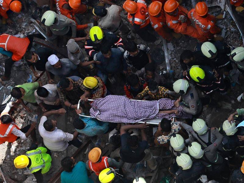 A building collapse in Mumbai has killed 14 people.
