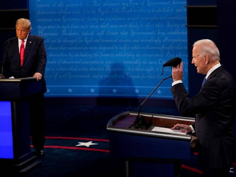 President Donald Trump and Democrat Joe Biden are facing off in their second and final debate.