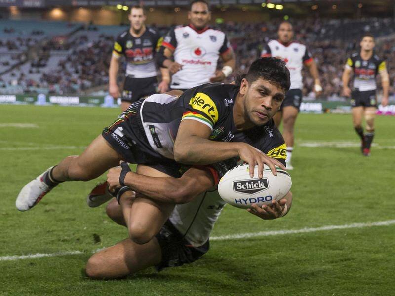 Utility Tyrone Peachey scored 40 tries in 108 NRL games for the Penrith Panthers.