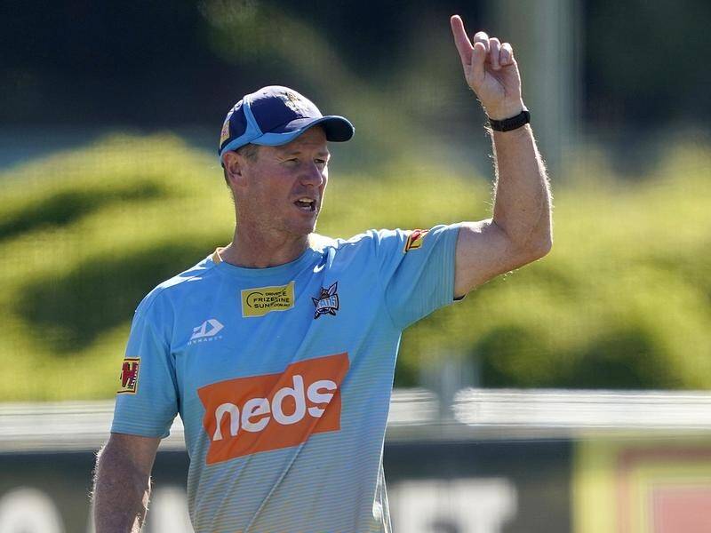 Gold Coast's NRL coach Justin Holbrook is in talks over a contract extension.