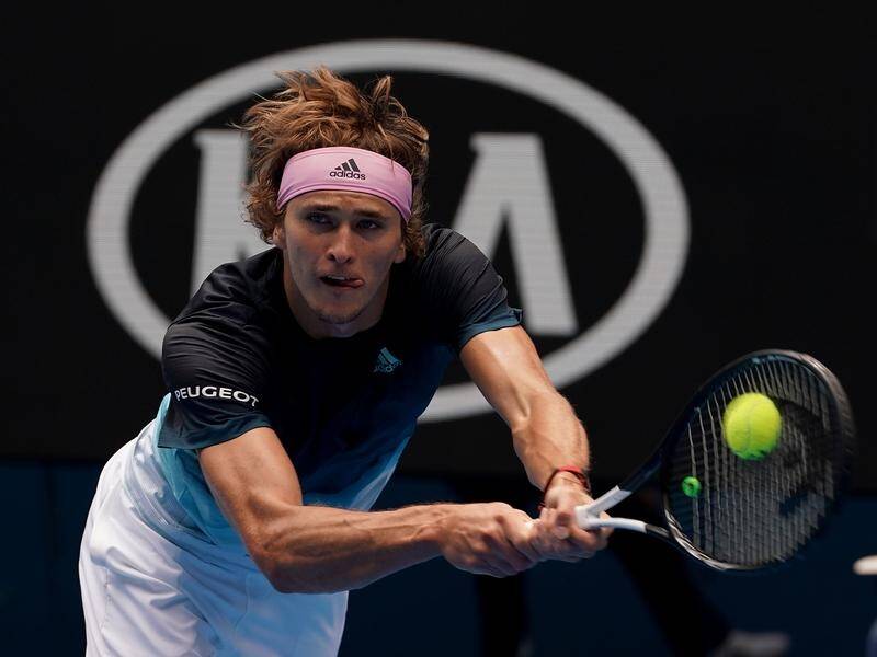 German fourth seed Alexander Zverev is safely through to the second round of the Australian Open.