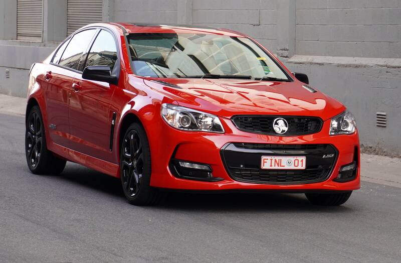 Bidding for the 2017 Holden VF Series II SSV Redline started at $305,000 and after half an hour escalated to more than ten times the 2017 showroom cost of $65,000. Photo: Supplied 