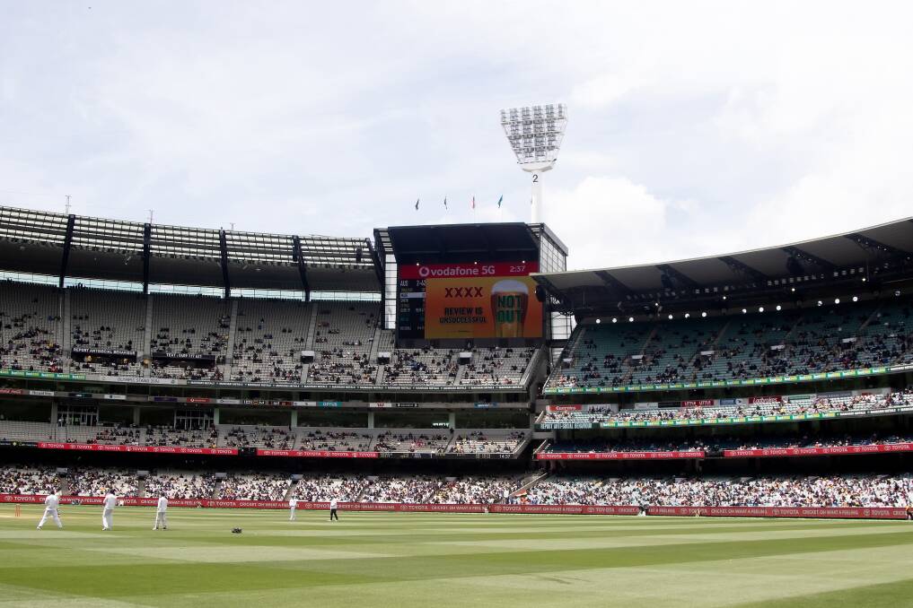 EARLY FINISH: The Boxing Day Test finished with almost a day and a half to spare. Photo: Brett Keating/Speed Media/Icon Sportswire via Getty Images