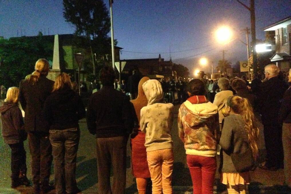 Bellingen's dawn service attracted about 300 people.
